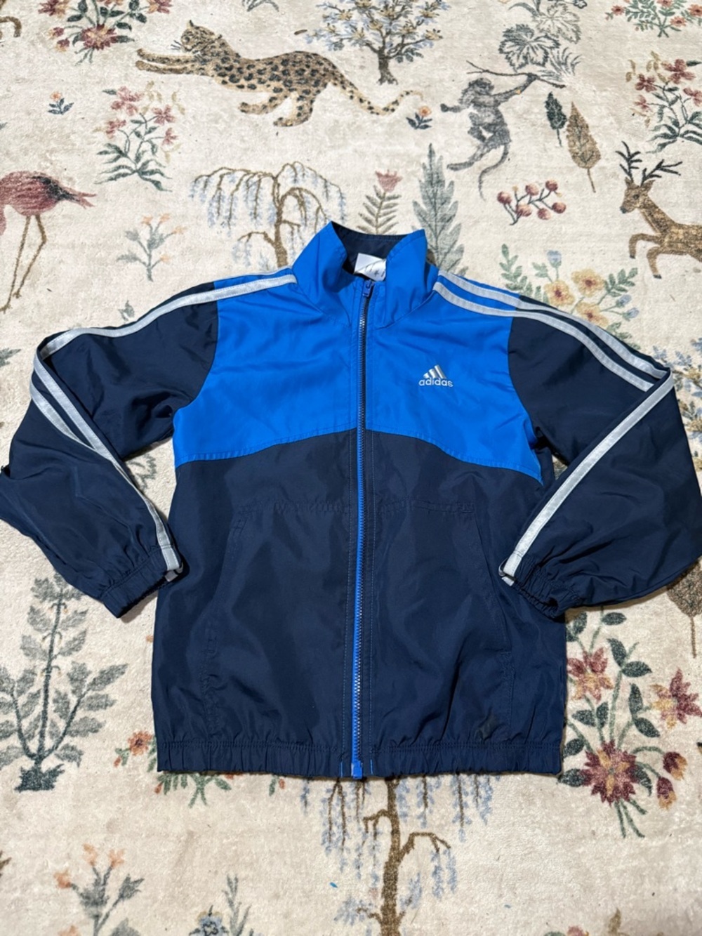 Adidas Kids' Blue & Navy Track Jacket size 5